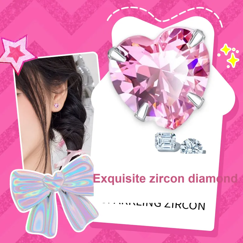 Barbie Alloy Stud Earrings Women's-10