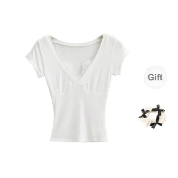 CPAURA Set in Sleeve T Shirt Women's