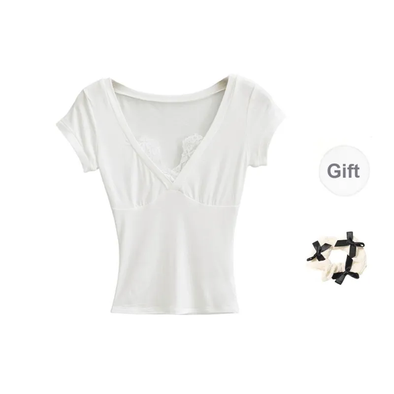 CPAURA Set in Sleeve T Shirt Women's-0