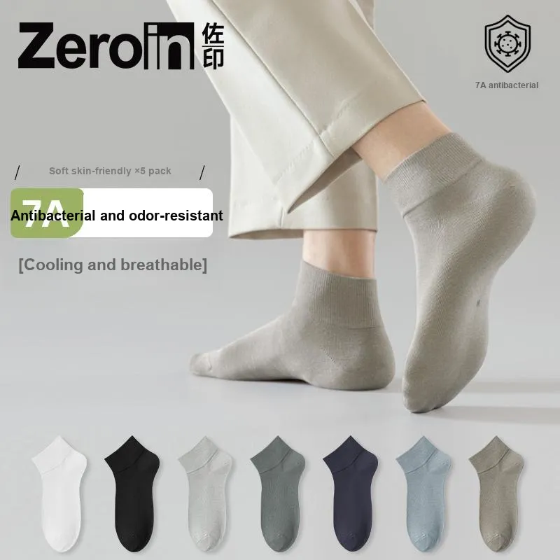 ZEROIN Ankle Socks Unisex 5 Pack-1