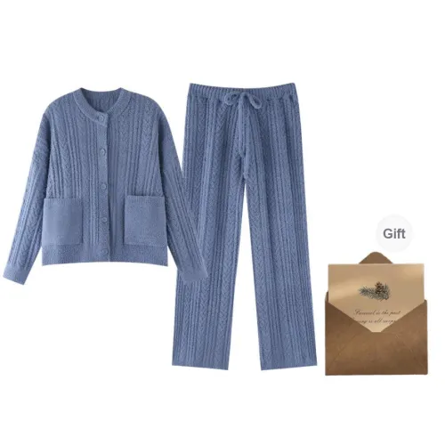 ZumashL Luxury Designer Series Pajama Set Women's Mist Waves