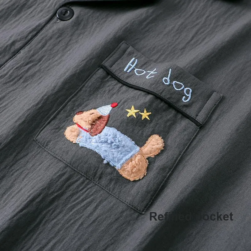 Nodos Shield Men Pajama Sets-4
