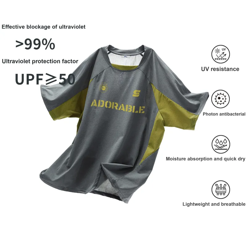 Warrior Raglan Sleeve T Shirt Unisex Stone Gray-1