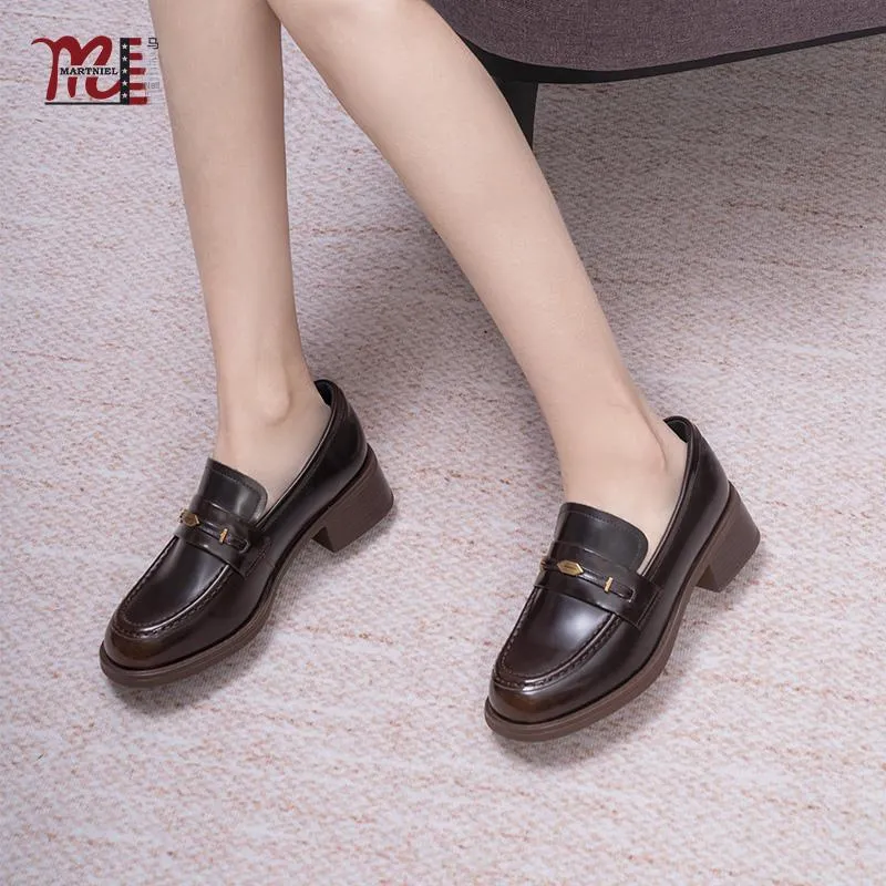 Martniel Loafers Women's Coffee-3