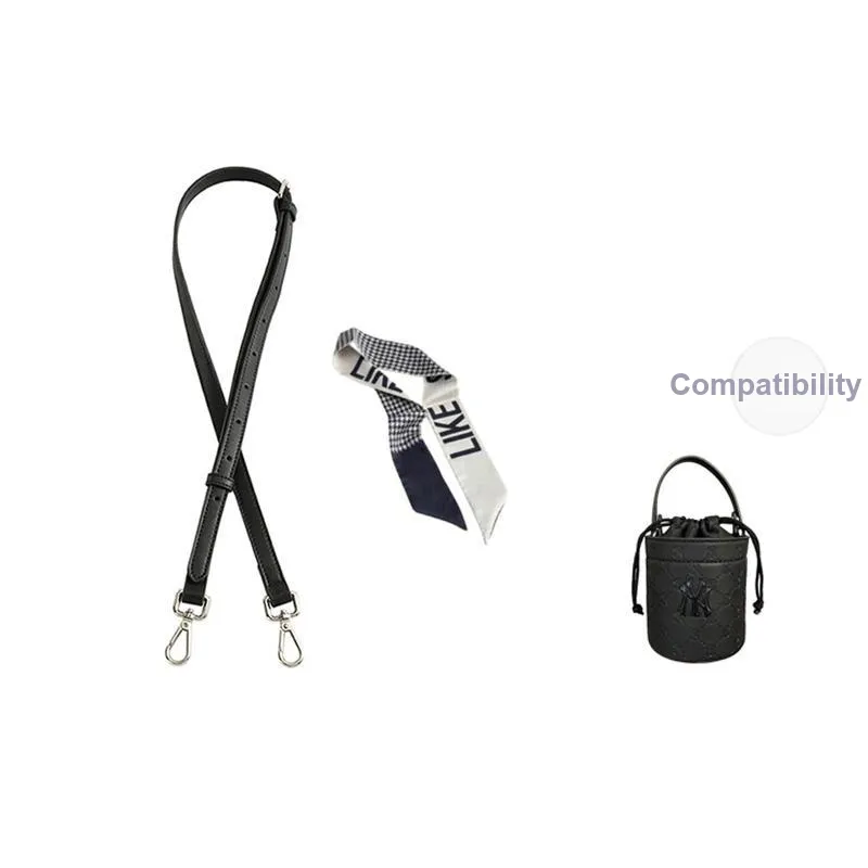 Jingxi Кожа Черная Сумка Perfume Сумка Декоративная Цепь Модифицированная Сумка через плечо Аксессуар Женский Многоцветный