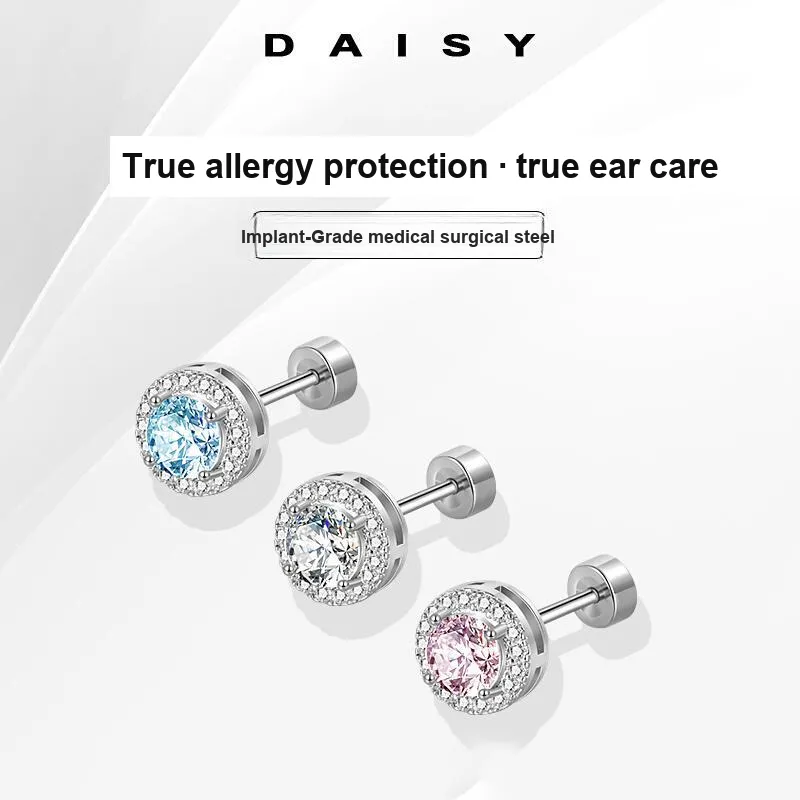 Daisy Dream Steel Stud Earrings Women's-3