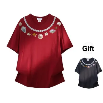 YOSICIL T Shirt Unisex Burgundy