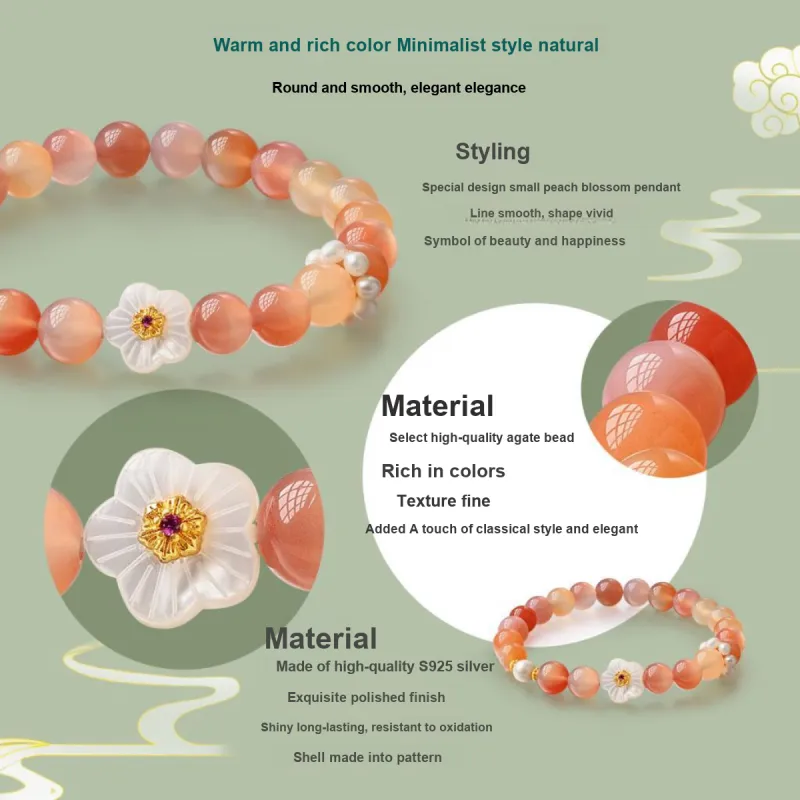 LAOMIAO Agate Bracelets Women's-2