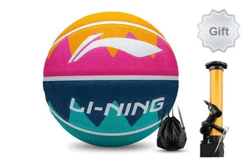 LiNing Rubber Basketball Size 7 Training Unisex