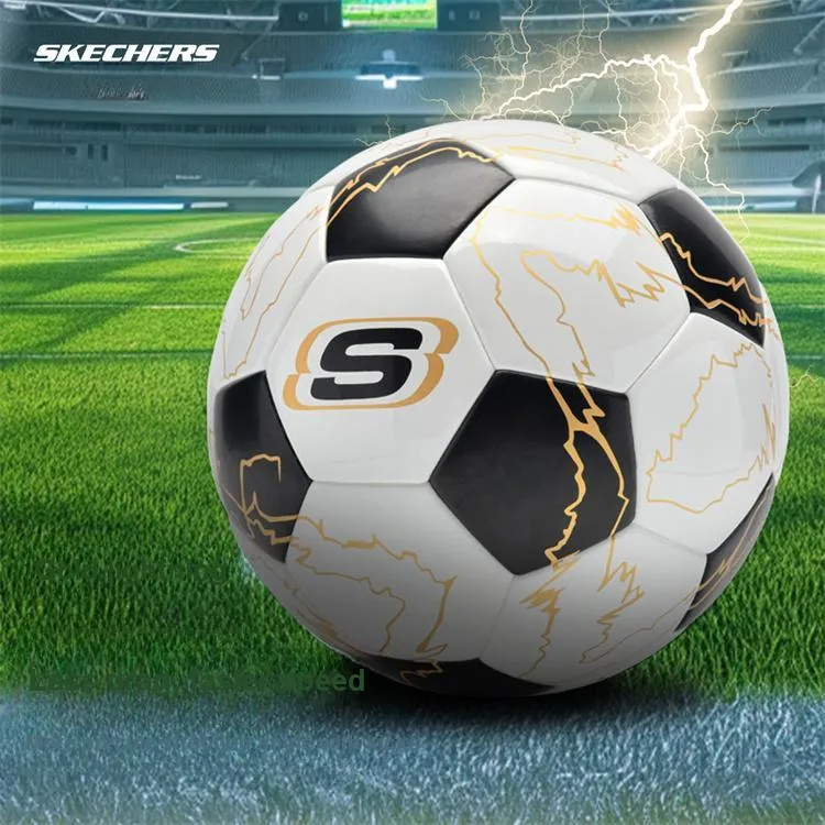 Skechers Size 5 Ball Soccer PU Seamless Thermal bonding Unisex Black White-4
