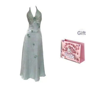 FLIM Sleeveless Dresses Women's Green Bear Box