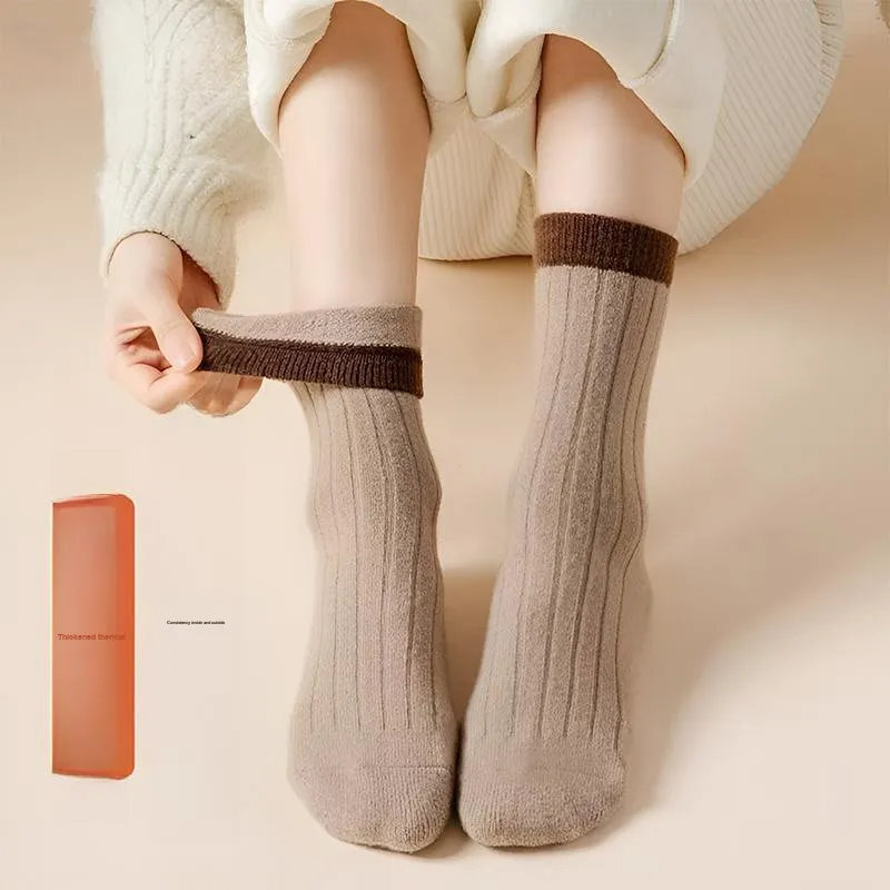 AOKANG Mid Calf Socks Women's 5 Pack-2