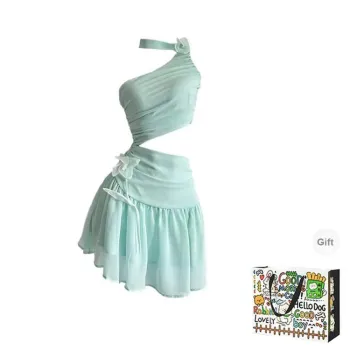 BVODE Sleeveless Dresses Women's Mint Green Shopping Bag