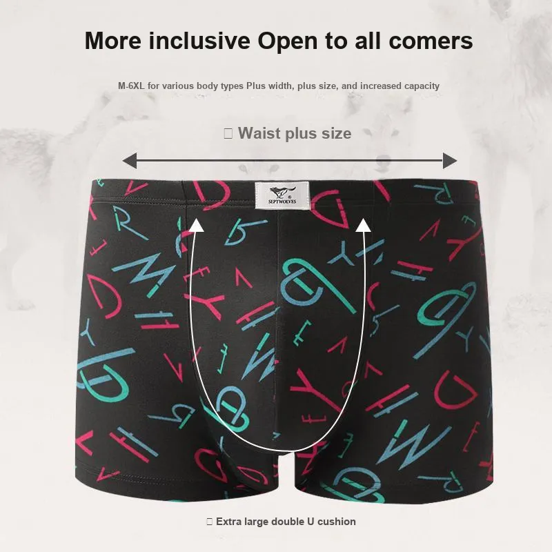 SEPTWOLVES Underpants Men's 4 Pack Gift Box Set+Shopping Bag-31