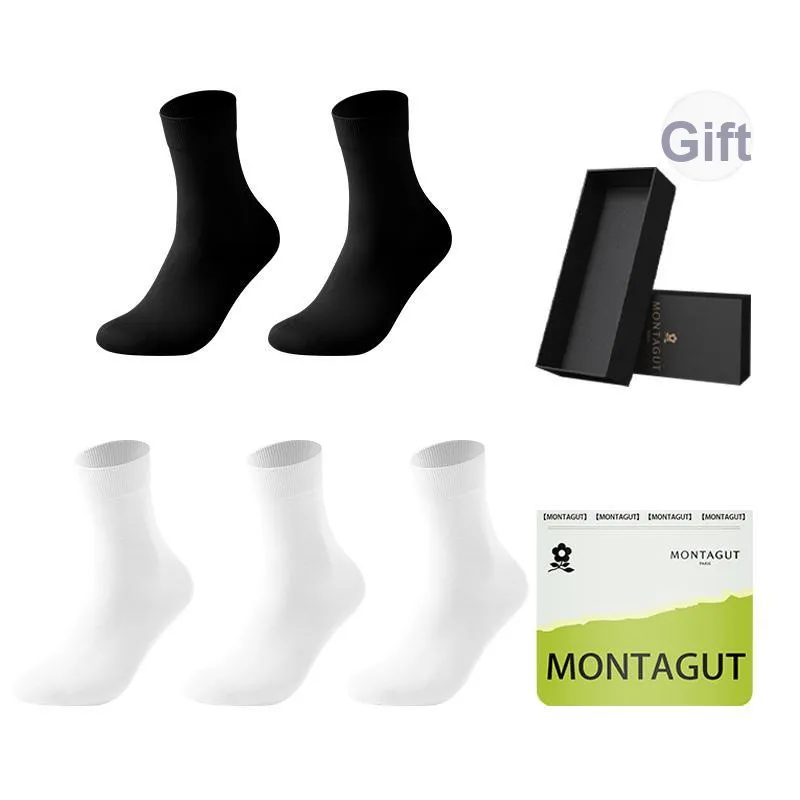 Montagut Mid Calf Socks Men's Box 5 Pack-48