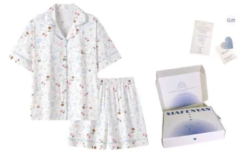 XIAFENYAN Pajama Gift Box Women's Apricot