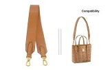 MCM Корзинка-сумка Желто-коричневая, ширина 3,8 см, длина 65 см, с 2 металлическими защитными кольцами