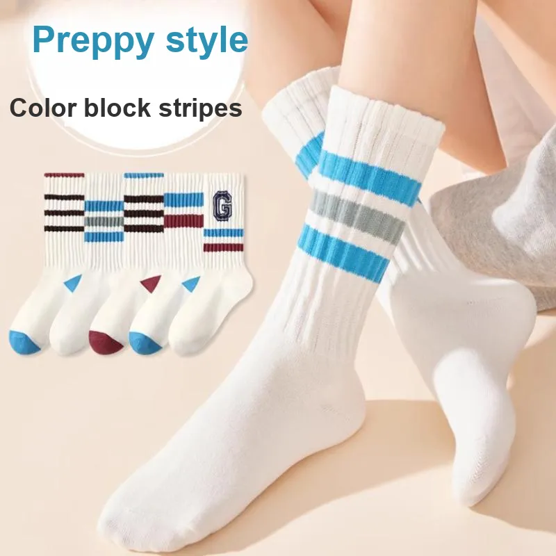 Top Melon Knee High Socks Women's 5 Pack-13