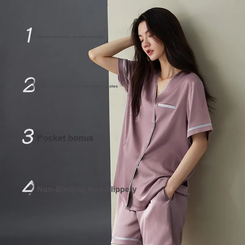 Xuan Liang Pajama Set Women's Dusty Purple-2