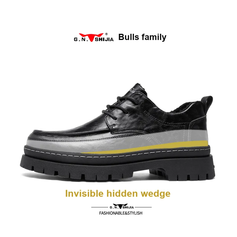 G.N.SHIJIA Casual Shoes Men's Black-9