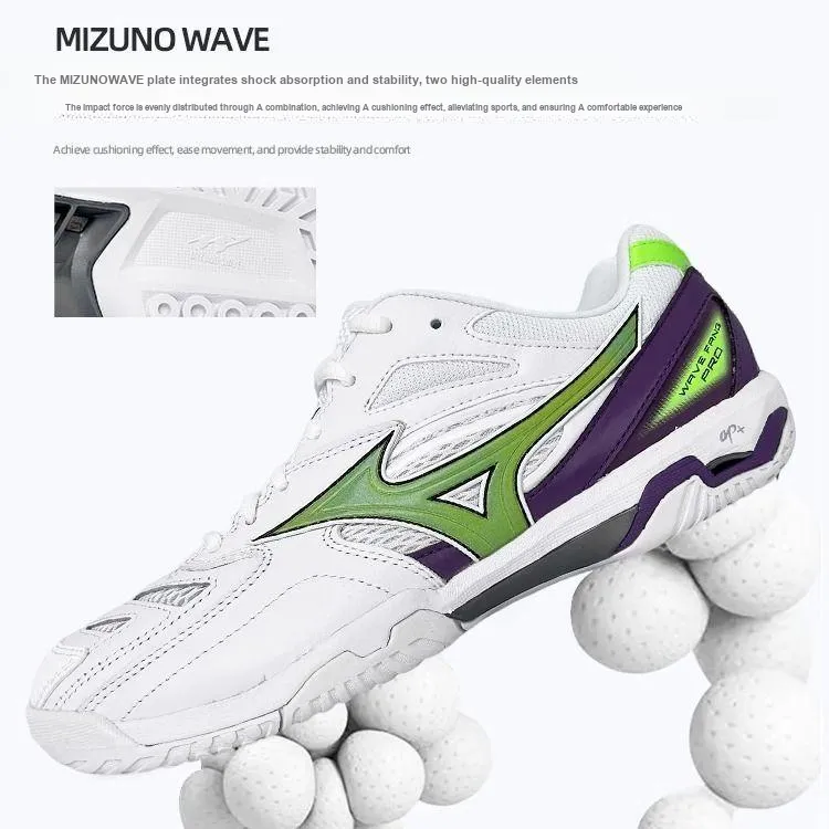 Mizuno Wave Fang Pro 'White Green Purple'-5
