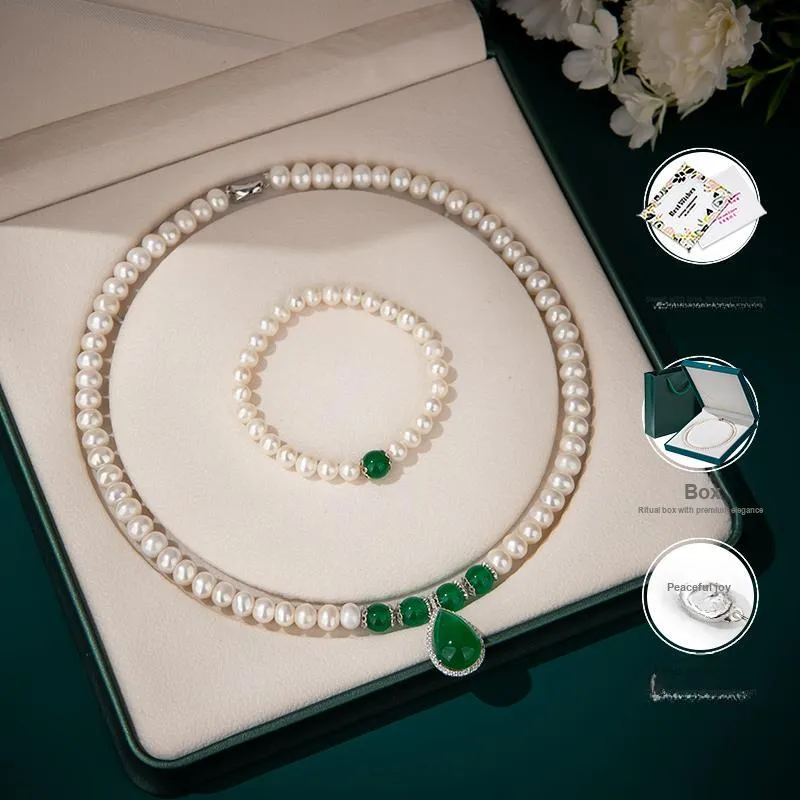 Mofei Pearl Necklaces Women's-5