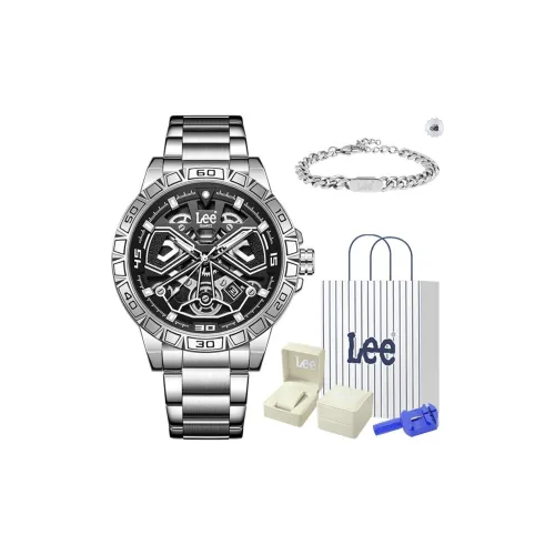 Lee Watch Кварцевый механизм Серебристый циферблат Унисекс
