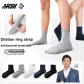 Men's Crew Socks 5-Pack Shopping Bag (1 White, 1 Light Heather Gray, 1 Blue, 1 Deep Navy Blue, 1 Black)