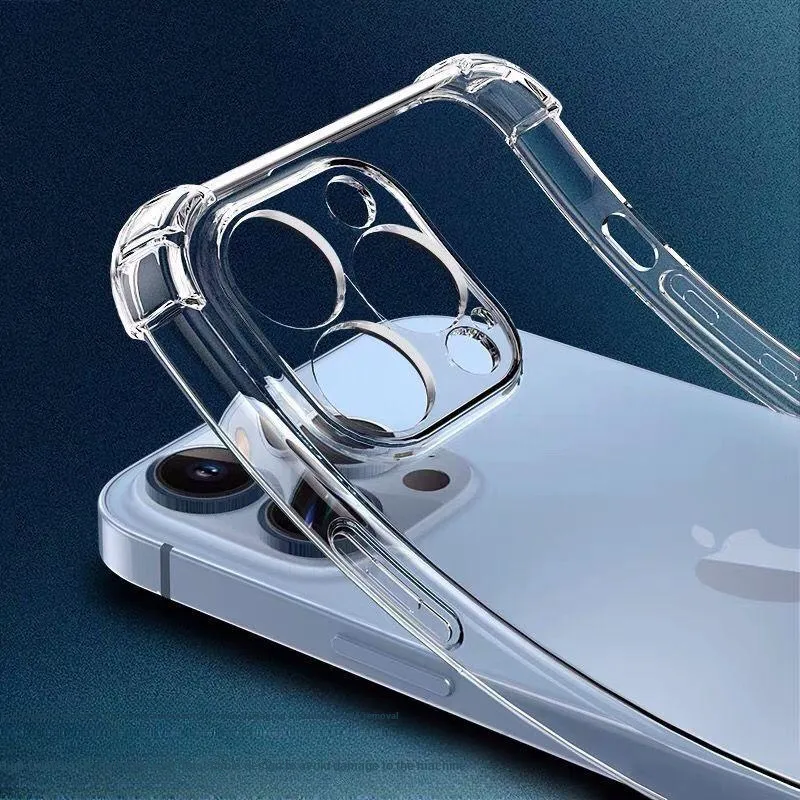 QIZHENG TPU Material Transparent Impact Resistant Phone Case Compatible With Oppo A3 Pro/A3S-3