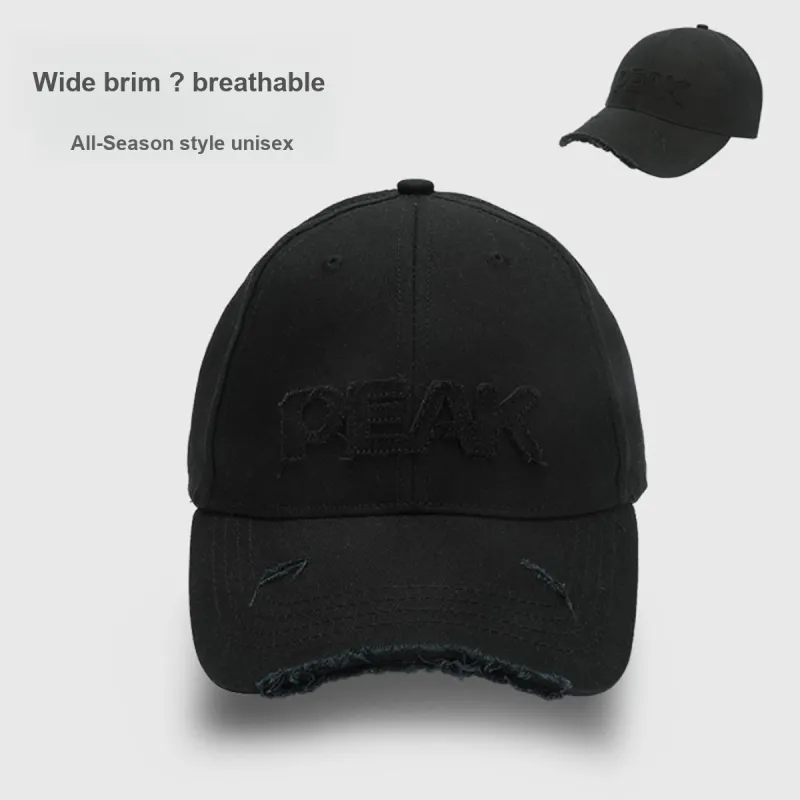 PEAK Cotton Baseball Caps Unisex-1