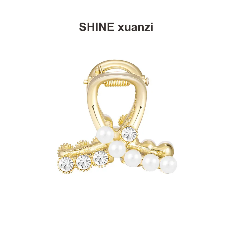 SHINE Cherished Moments Collection Alloy, Crystal Diamond, Shell Pearl Hair Clips Women's-2