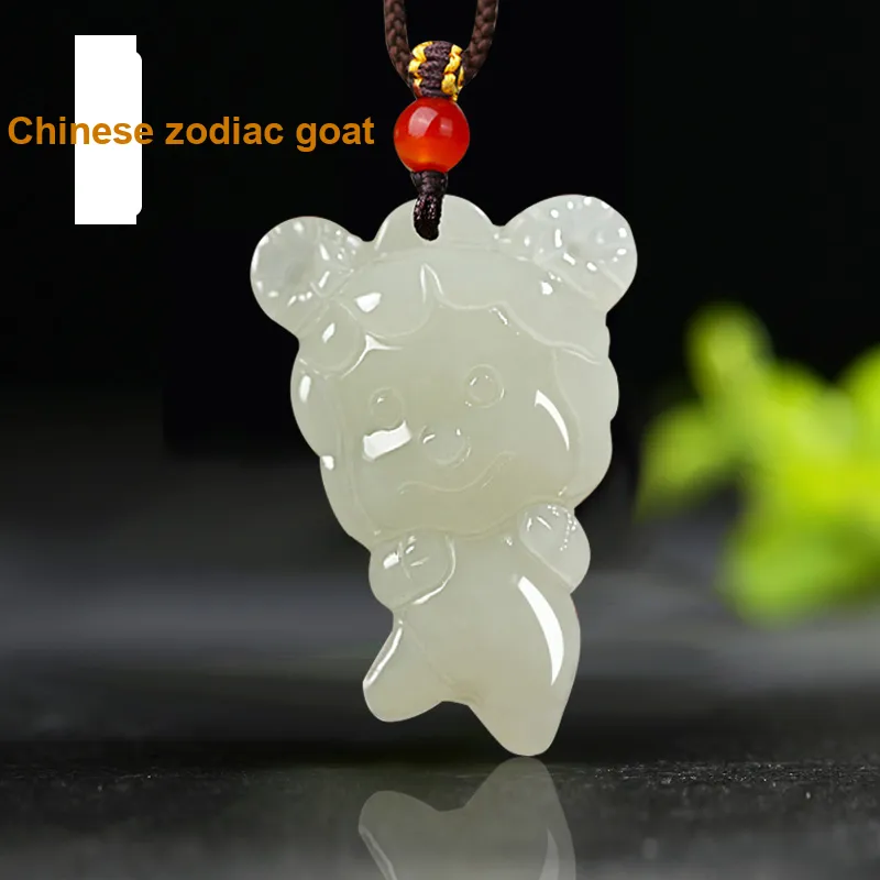 KUNYUYAO Hetian Jade Pendants White Jade Unisex-31