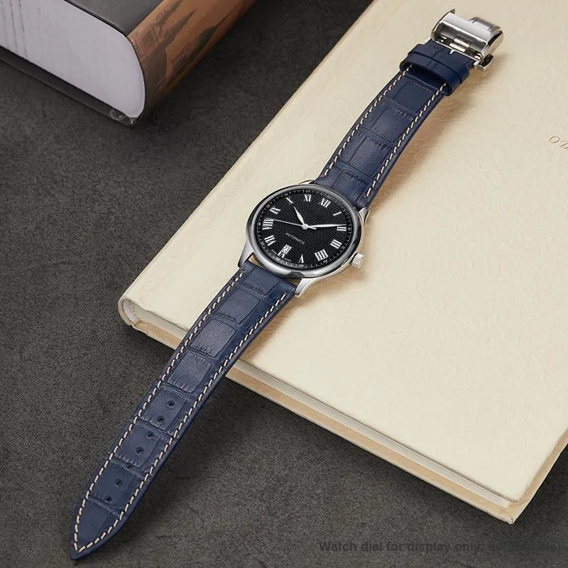 IStrap Longines Compatibility Watch Band 19/20/21mm Genuine Leather Material-10
