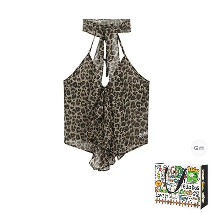 HAPG Camisoles Women's Leopard Print-0