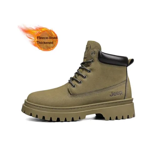 Jeep Outdoor Противоколдовые Тактические Ботинки Короткие Снежные Ботинки Мужские Хаки