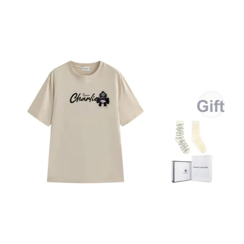 Charlie Luciano Хаки Коробка + Носки Унисекс T-Рубашки