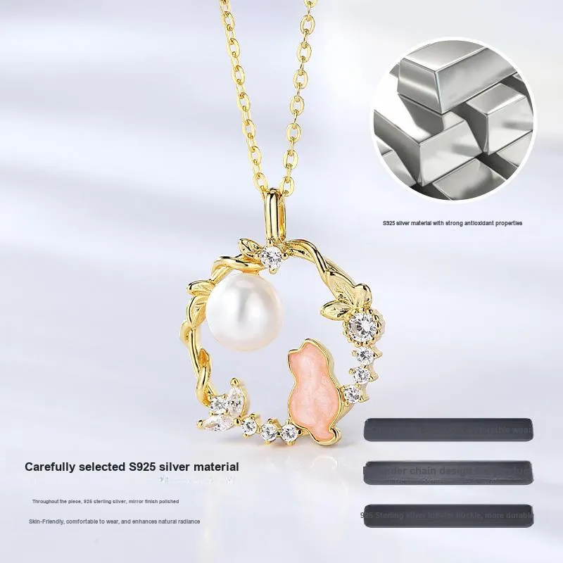 LAOMIAO S925 Silver Necklaces Women's-3