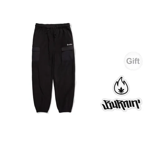 BURNIN Knitted Sweatpants Unisex Black