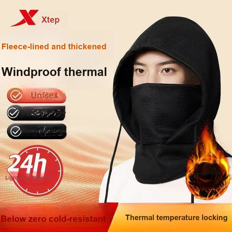 XTEP Ear And Face Guard Neck Protection All in One Hats & Caps Unisex-1