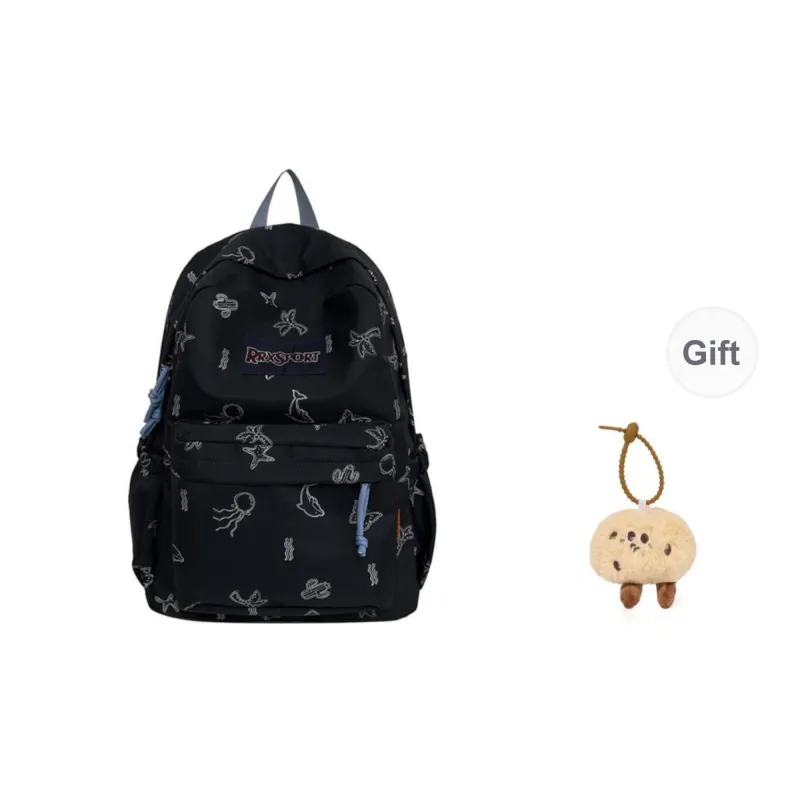 KAMLUI Nylon Backpacks Backpack Regular Unisex White/Black/Blue/Pink-7