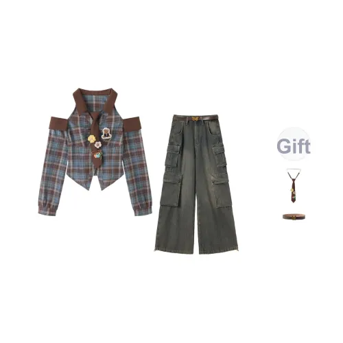 FABRIC PIG Осенний комплект с юбкой для женщин