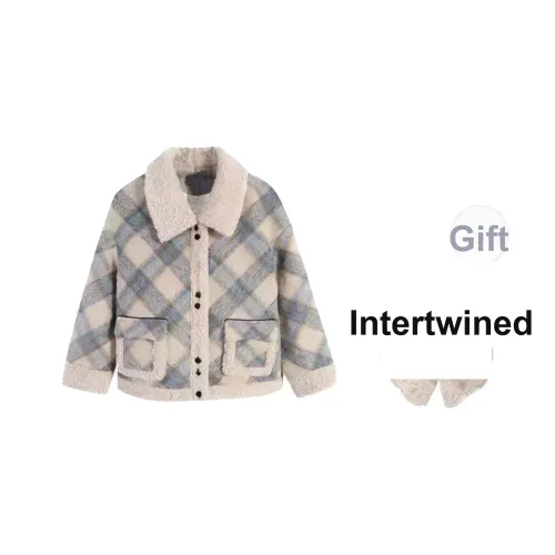 SYEEE WITH U Бархат Feel Пальто Женские