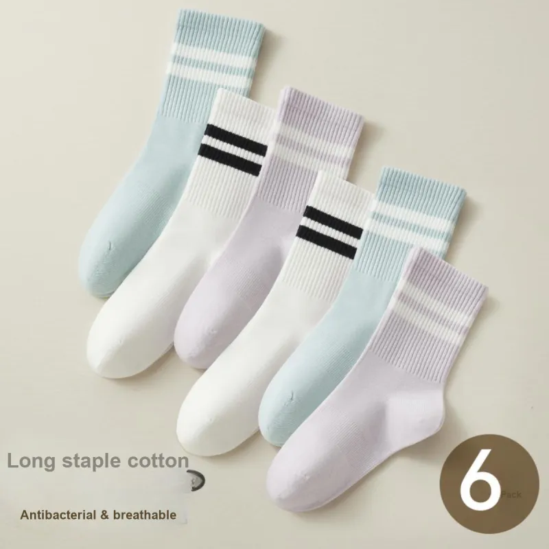H YXIANG Mid Calf Socks Women's-5