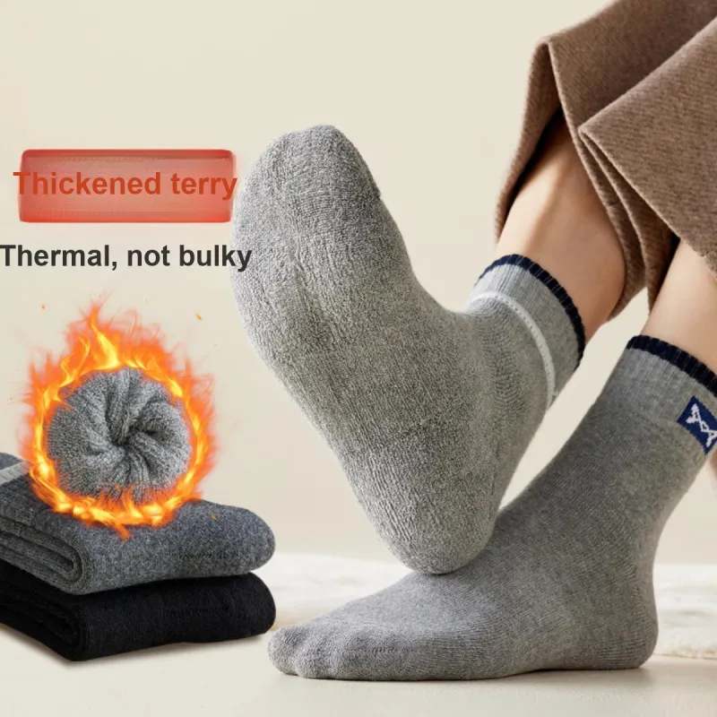 MIIOW Mid Calf Socks Men's 3 Pack-9