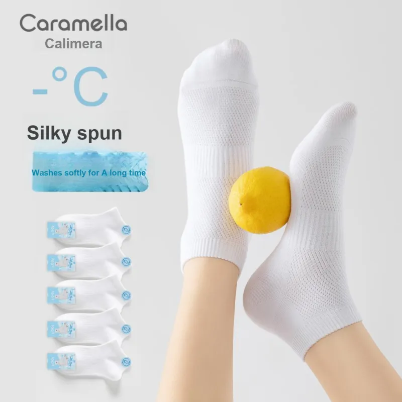 Caramella Ankle Socks Unisex Shopping Bag 5 Pack-2