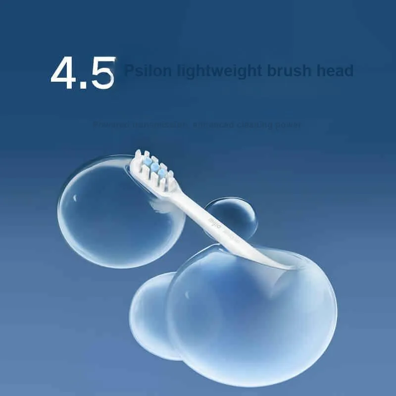 MI Compatible With T301/T302 Toothbrush Heads Pack Of Three Mi Home Soundwave Electric-2