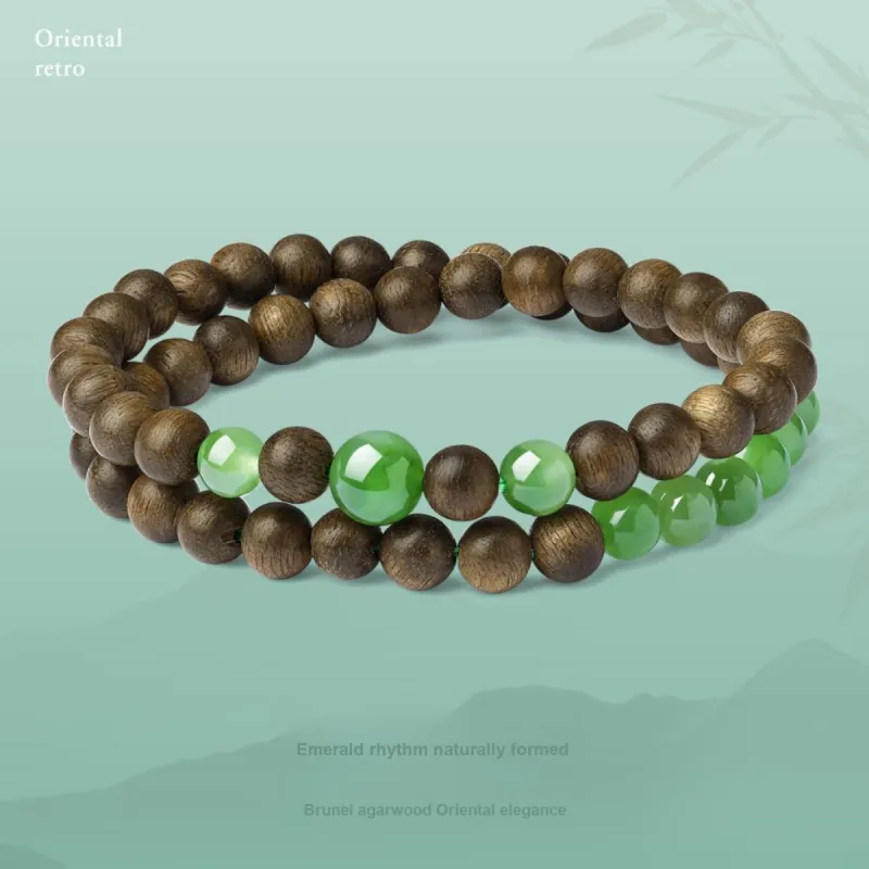 LAOMIAO Hetian Jade Bracelets Green Jade Women's-4