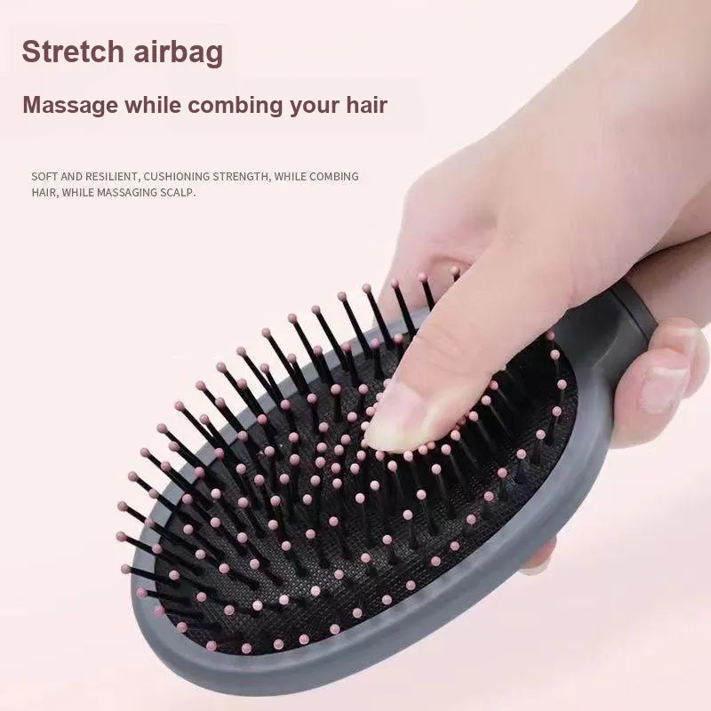 MITIANTU Large Curved Comb With Airbag Massage For High Hairline, Volumizing, And Styling Women's Hair Portable-2