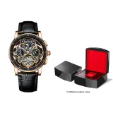 Rose Gold Case Black Dial Belt Style[Artisan Heart Piano Box]