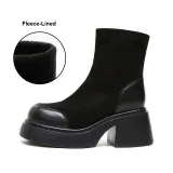 Black Fleece-Lined